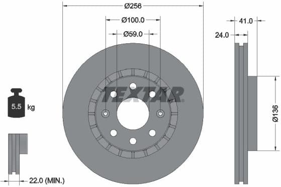 Brake Disc PRO 92263303