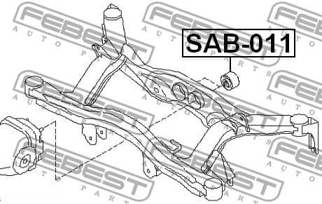 Bushing, axle beam SAB-011 - image 2