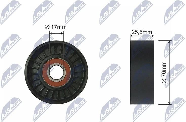 Tensioner Pulley, V-belt RNK-AU-033
