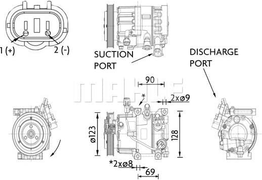 Compressor, air conditioning BEHR *** PREMIUM LINE *** ACP 1465 000P - image 2