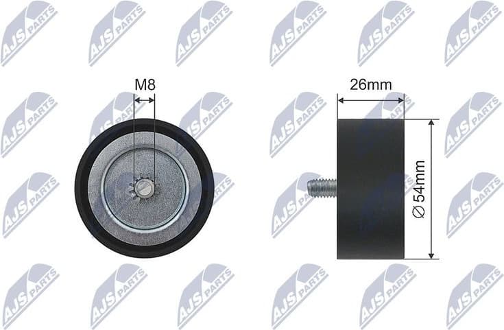 Deflection Pulley/Guide Pulley, V-belt RNK-ME-030