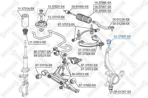Joint, suspension JPMI038 - image 2