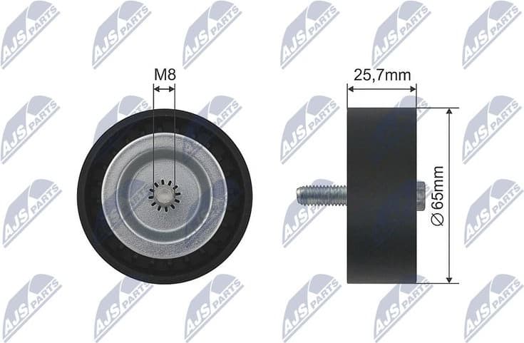 Deflection Pulley/Guide Pulley, V-belt RNK-ME-033