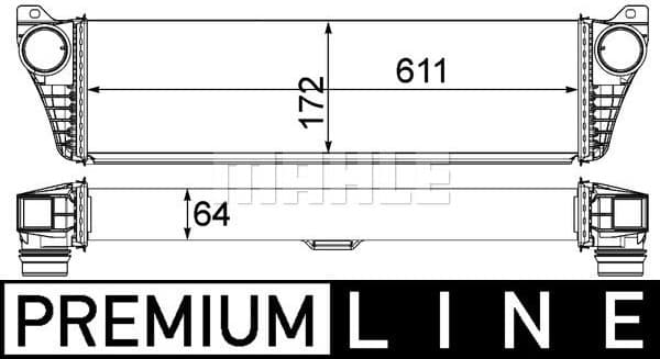Charge Air Cooler BEHR *** PREMIUM LINE *** CI 150 000P