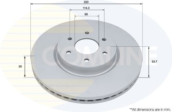 Brake Disc COATED ADC5021V