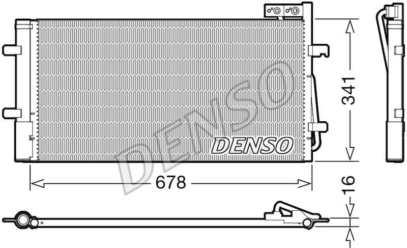 Condenser, air conditioning DCN02035