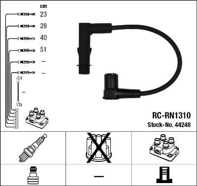 Ignition Cable Kit RC-RN1310