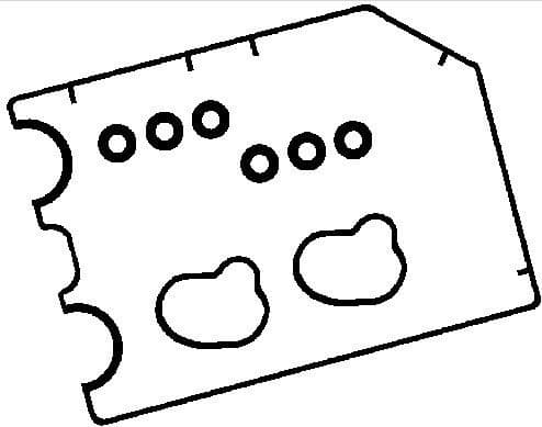 Gasket Set, cylinder head cover RK3333