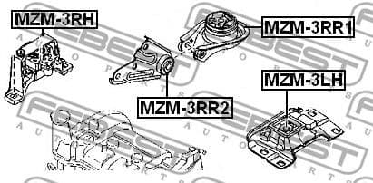 Mounting, engine MZM-3LH - image 2