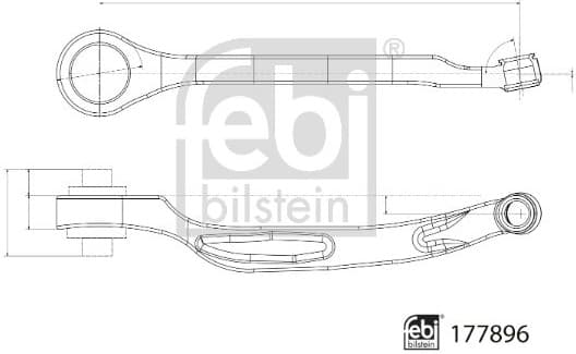 Control/Trailing Arm, wheel suspension 177896 - image 3