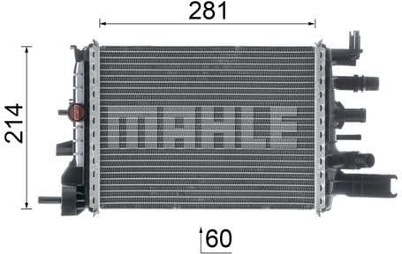 Radiator, engine cooling BEHR *** PREMIUM LINE *** CR 2632 000P - image 11