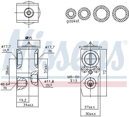 Expansion Valve, air conditioning ** FIRST FIT ** 999391 - image 6