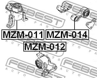 Mounting, engine MZM-011 - image 2