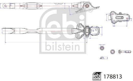 Control/Trailing Arm, wheel suspension 178813 - image 3