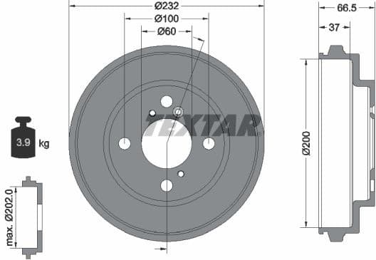 Brake Drum 94044300