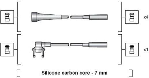 Ignition Cable Kit 941318111145 - image 2