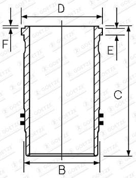 Cylinder Liner 14-451220-00