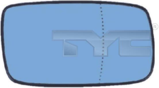 Mirror Glass, exterior mirror 338-0009-1