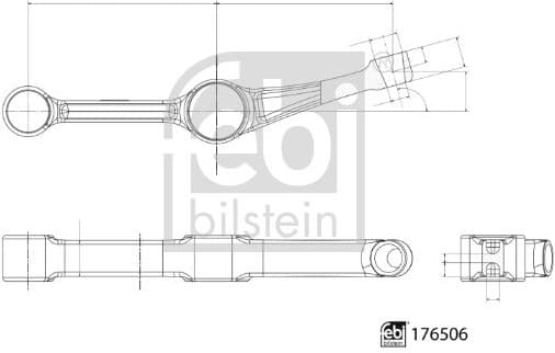 Control/Trailing Arm, wheel suspension 176506 - image 3