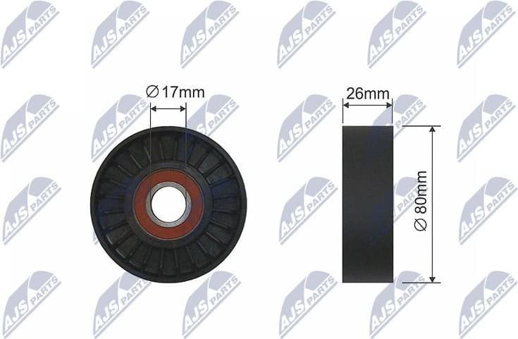 Tensioner Pulley, V-belt RNK-AR-011
