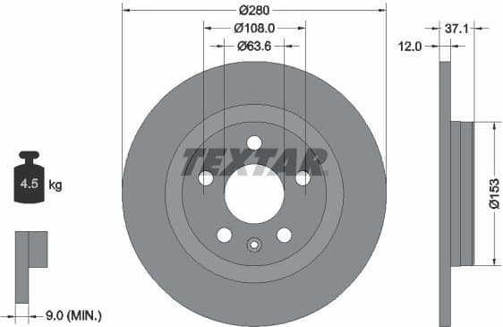 Brake Disc PRO 92323803