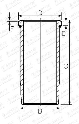 Cylinder Liner 15-610060-00