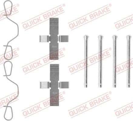 Accessory Kit, disc brake pad 109-0982