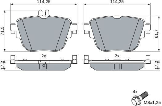 Brake Pad Set, disc brake 0 986 424 859 - image 7