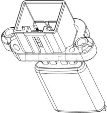 Resistor, interior blower BEHR *** PREMIUM LINE *** ABR 105 000P - image 2