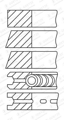 Piston Ring Set 08-164400-00