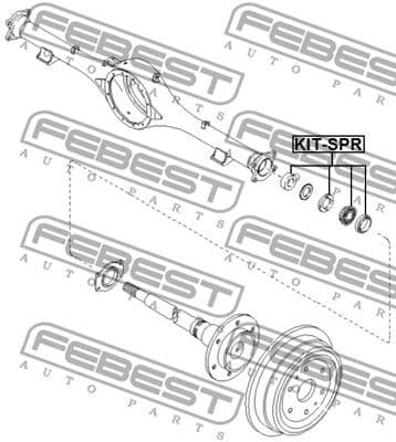 Bearing, drive shaft KIT-SPR - image 2