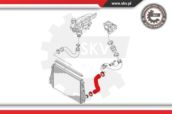 Charge Air Hose 43SKV413 - image 4