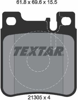 Brake Pad Set, disc brake Q+ 2130501