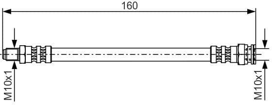Brake Hose 1 987 476 629