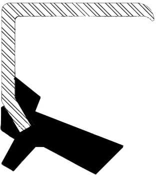 Shaft Seal, wheel hub 19016583B