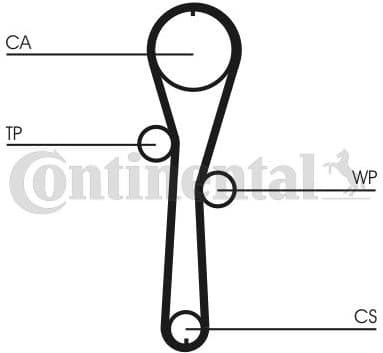 Timing Belt CT1045 - image 3