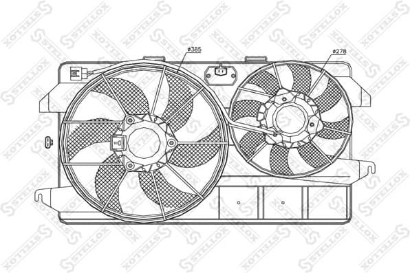 Fan, engine cooling 29-99440-SX