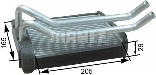 Heat Exchanger, interior heating BEHR *** PREMIUM LINE *** AH 174 000P - image 2