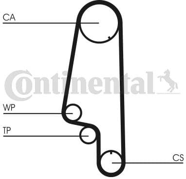 Water Pump & Timing Belt Kit CT847WP1 - image 2