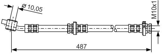 Brake Hose 1 987 476 135