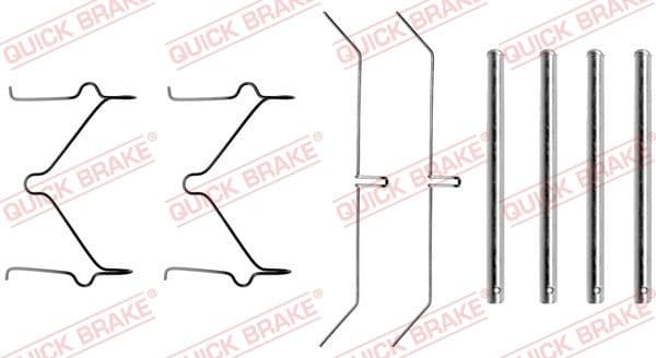 Accessory Kit, disc brake pad 109-1050