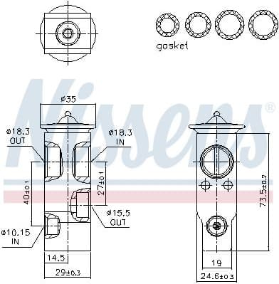 Expansion Valve, air conditioning ** FIRST FIT ** 999388 - image 5