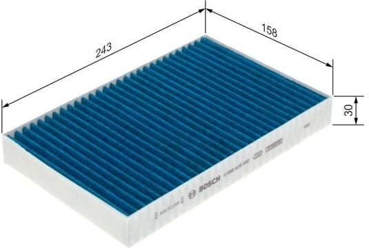 Filter, cabin air FILTER+pro 0 986 628 592 - image 5