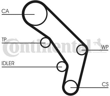 Timing Belt CT755 - image 2