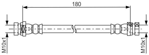 Brake Hose 1 987 481 681