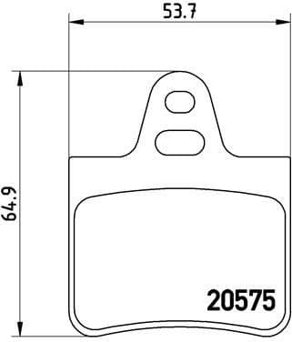 Brake Pad Set, disc brake PRIME LINE P61062