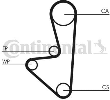 Timing Belt CT1066 - image 3