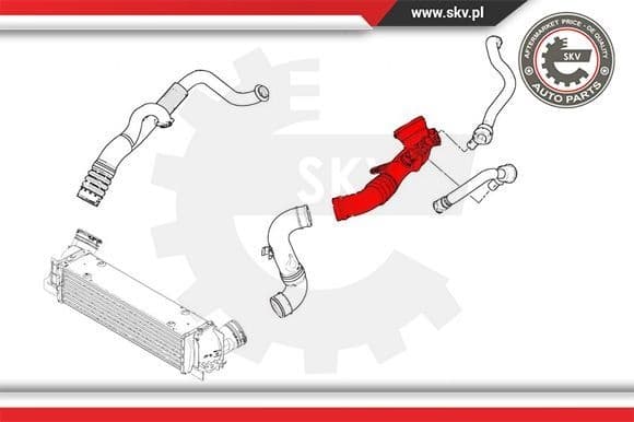 Charge Air Hose 43SKV325 - image 5