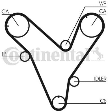Timing Belt CT829 - image 3