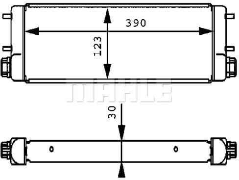 Oil Cooler, engine oil BEHR *** PREMIUM LINE *** CLC 169 001P - image 2